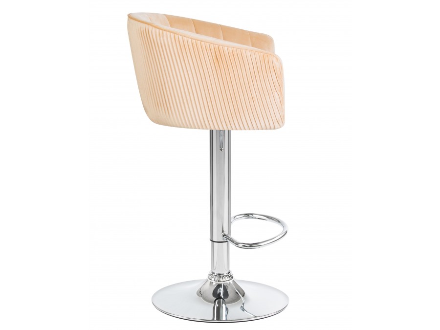 Стул барный DOBRIN DARCY, песочный велюр (1922-3)