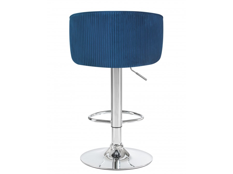 Стул барный DOBRIN DARCY, синий велюр (1922-20)