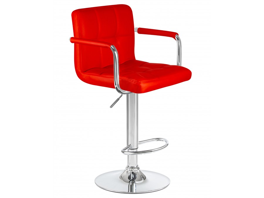Стул барный DOBRIN KRUGER ARM, красный
