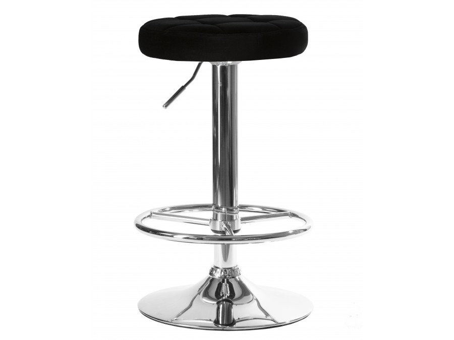 Табурет барный DOBRIN BRUNO, черный велюр (MJ9-101)