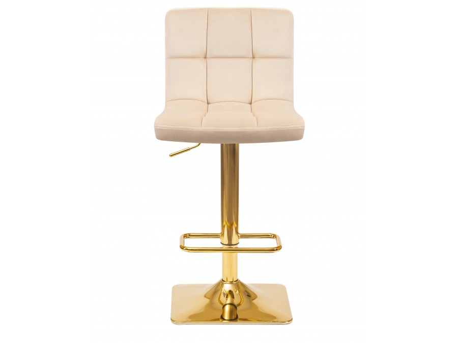 Набор 2 шт Стул барный DOBRIN GOLDIE, бежевый велюр (MJ9-10)