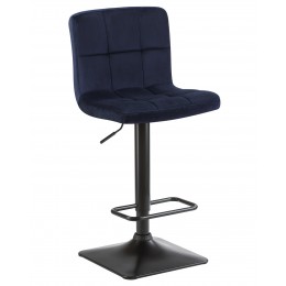 Стул барный DOBRIN DOMINIC, темно-синий велюр (MJ9-118)