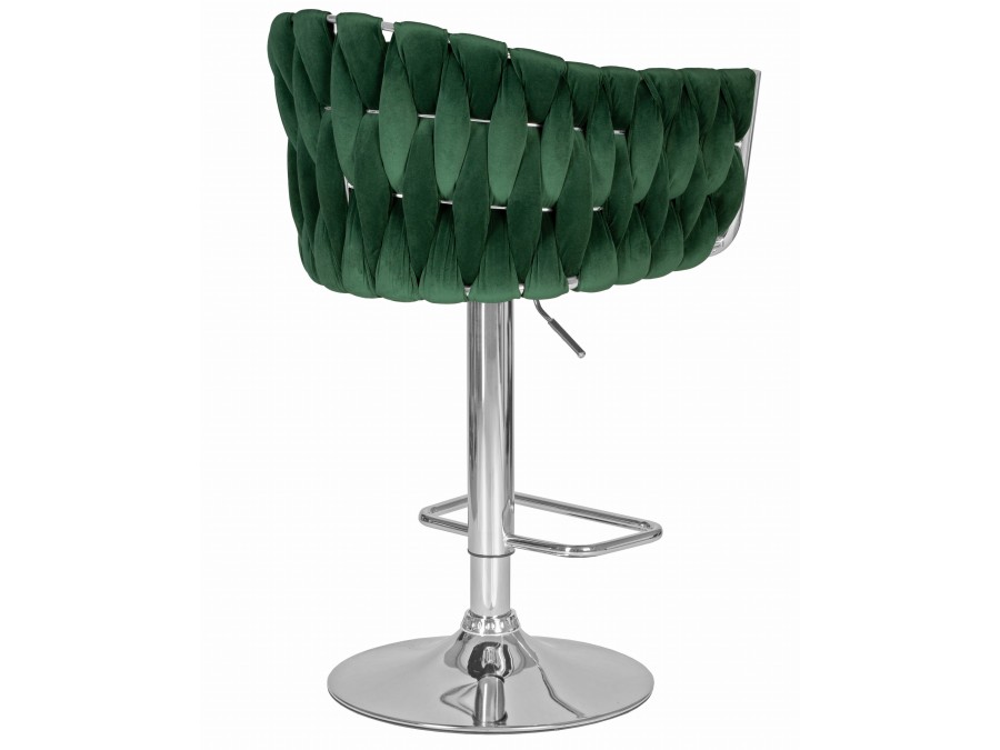 Стул барный DOBRIN MARCEL, зеленый велюр (MJ9-88)