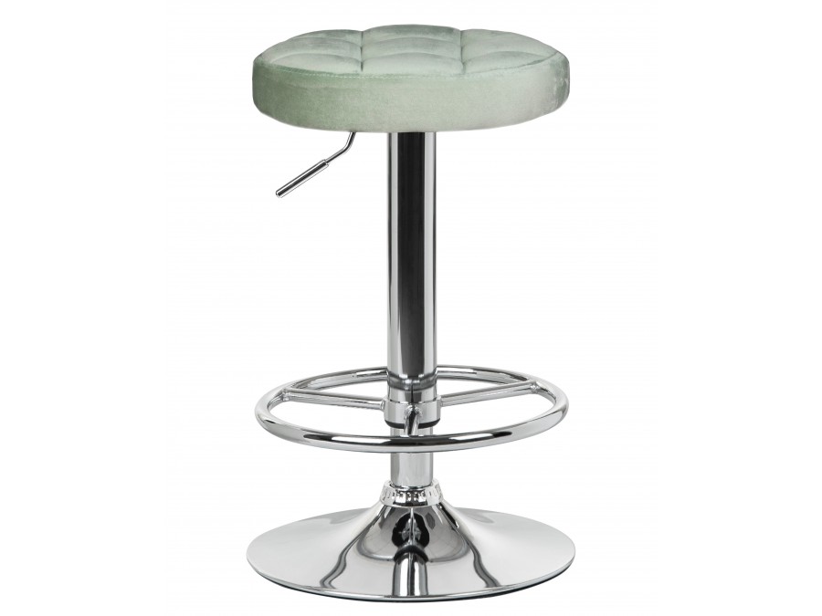Табурет барный DOBRIN BRUNO, пудрово-мятный велюр (MJ9-87)
