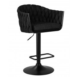 Стул барный DOBRIN LEON, черная ткань (LAR-275-50)