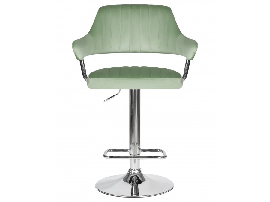Стул барный DOBRIN CHARLY, пудрово-мятный велюр (MJ9-87)
