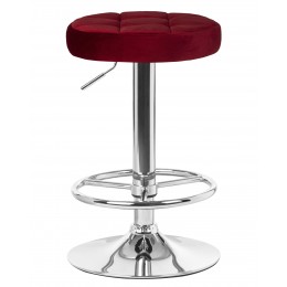 Табурет барный DOBRIN BRUNO, бордовый велюр (MJ9-43)