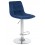 Стул барный DOBRIN TAILOR, синий велюр (MJ9-117)