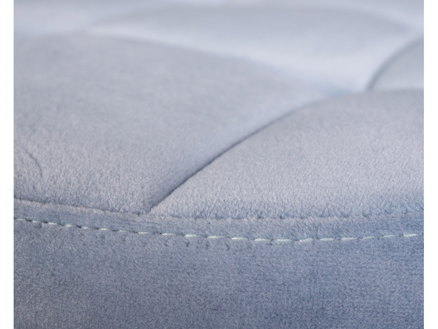 Табурет барный DOBRIN BRUNO, пудрово-голубой велюр (MJ9-74)