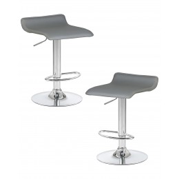 Набор 2 шт Стул барный DOBRIN TOMMY, серый