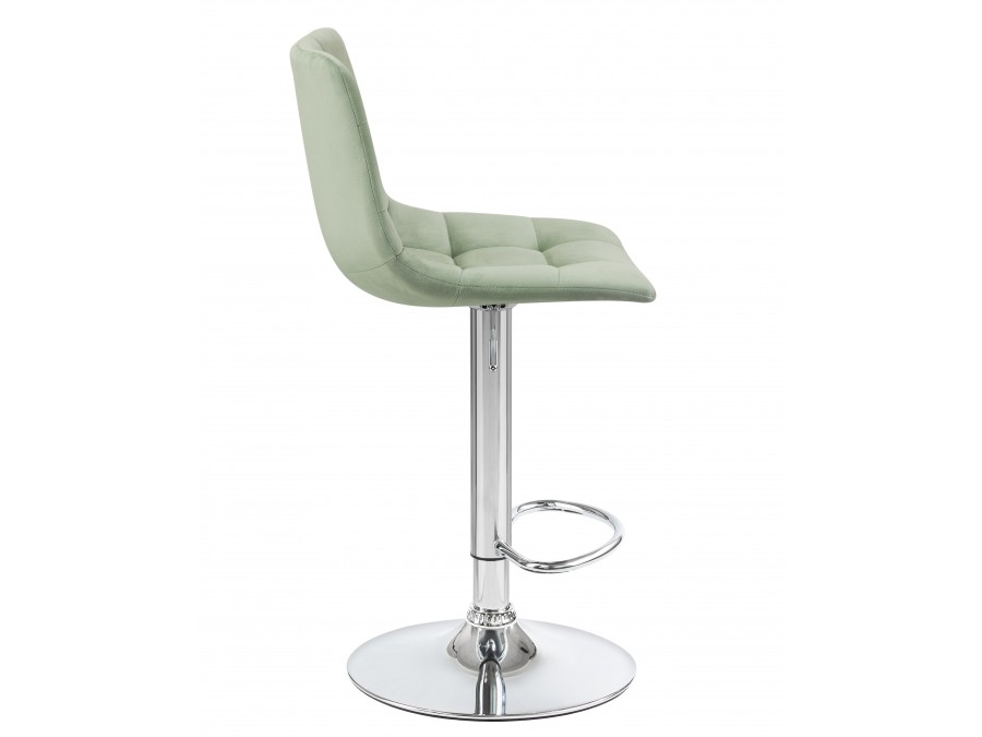 Стул барный DOBRIN TAILOR, пудрово-мятный велюр (MJ9-87)