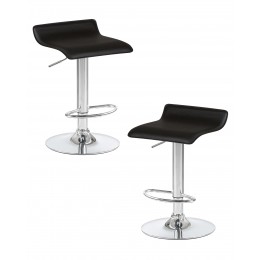Набор 2 шт Стул барный DOBRIN TOMMY, чёрный