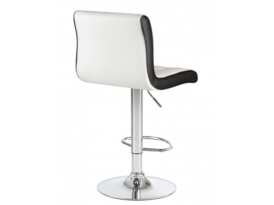 Стул барный DOBRIN CANDY, бело-чёрный