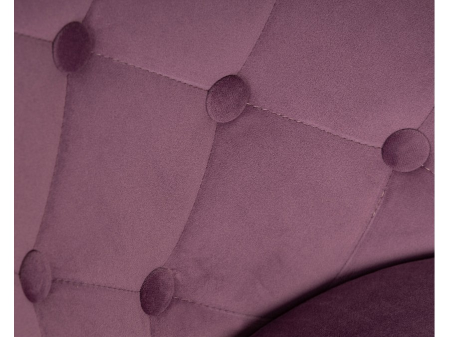 Набор 2 шт Стул барный DOBRIN JOSEPH BLACK, пудрово-сиреневый велюр (MJ9-52)