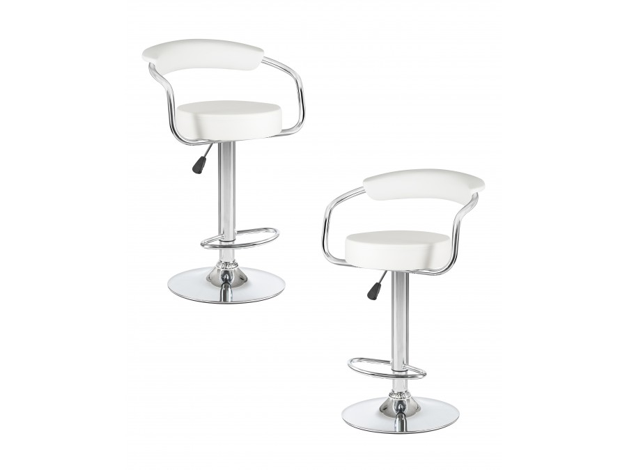 Набор 2 шт Стул барный DOBRIN MARTA, белый