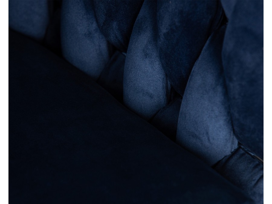 Стул барный DOBRIN MARCEL, синий велюр (MJ9-117)