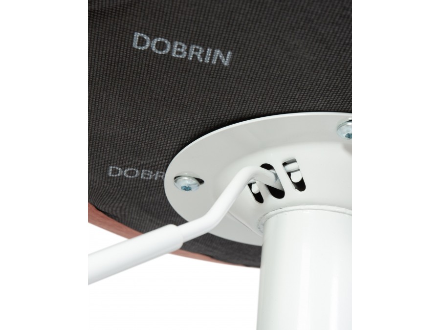Набор 2 шт Стул барный DOBRIN TAILOR WHITE, пудрово-розовый велюр (MJ9-32)