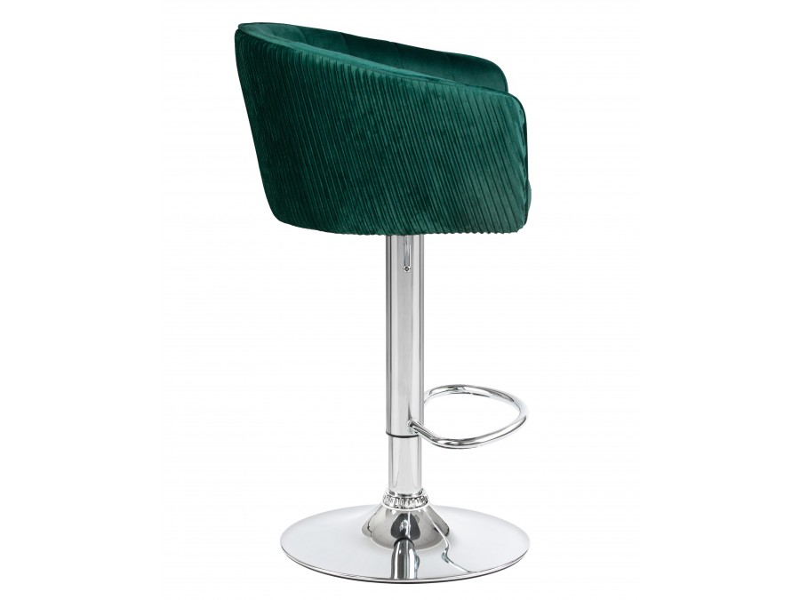 Стул барный DOBRIN DARCY, зеленый велюр (1922-9)