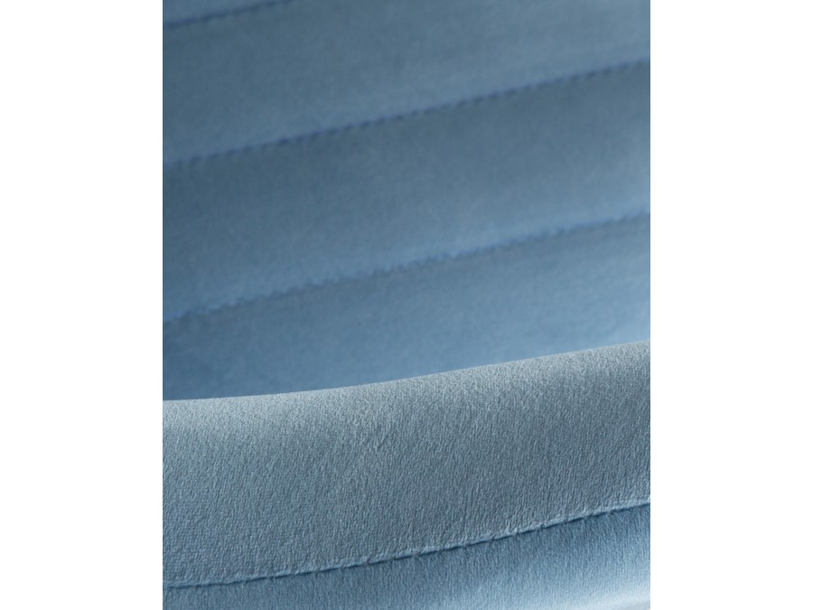 Стул барный DOBRIN CHARLY, пудрово-голубой велюр (MJ9-74)