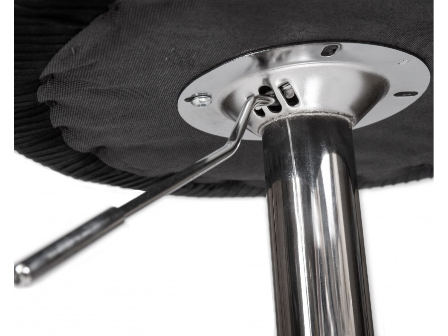 Стул барный DOBRIN DARCY, черный велюр (1922-21)