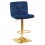 Стул барный DOBRIN GOLDIE, синий велюр (MJ9-117)