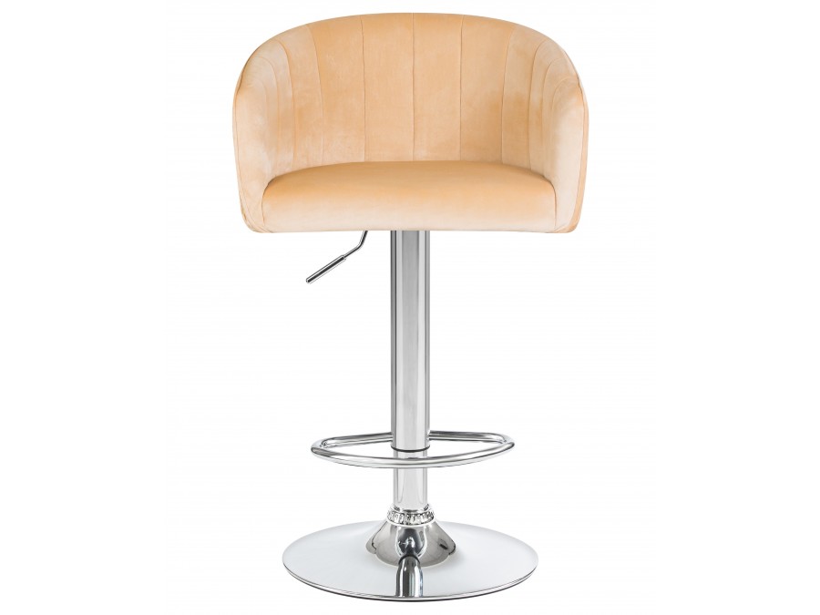 Стул барный DOBRIN DARCY, песочный велюр (1922-3)
