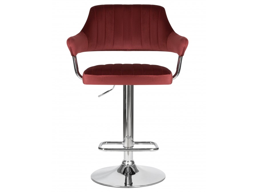 Стул барный DOBRIN CHARLY, винный велюр (MJ9-35)
