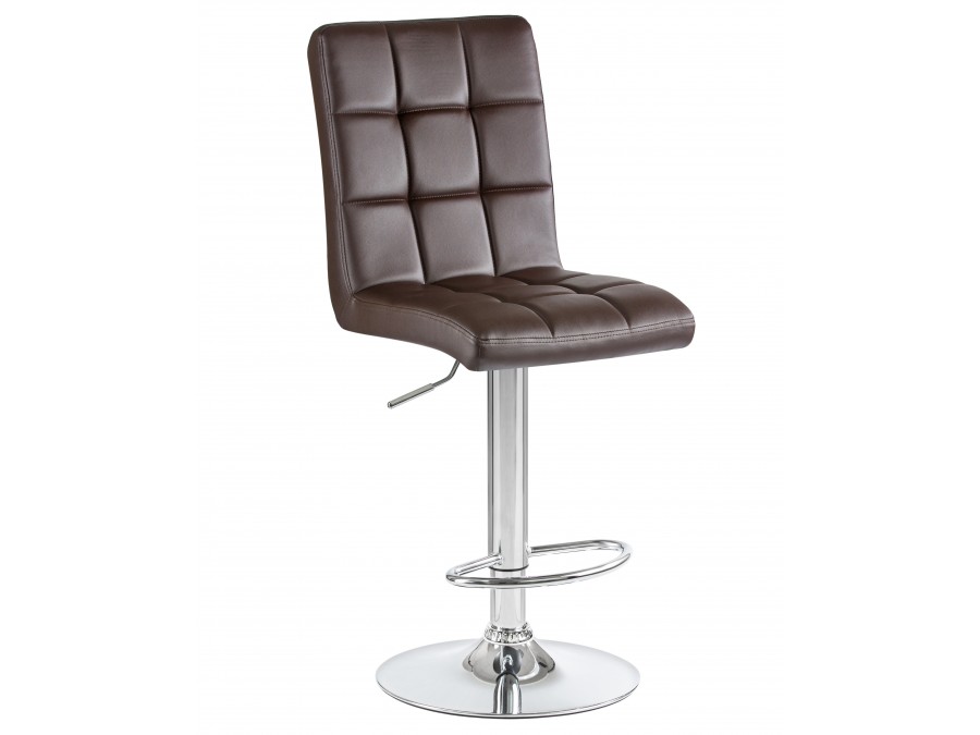 Стул барный DOBRIN KRUGER, коричневый