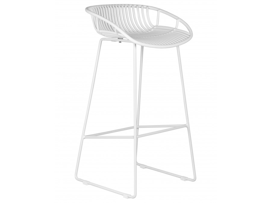 Стул барный DOBRIN FRANK, белый