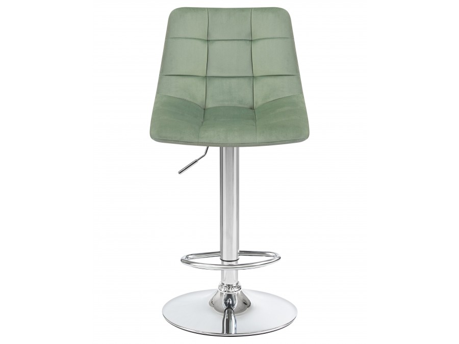 Стул барный DOBRIN TAILOR, пудрово-мятный велюр (MJ9-87)