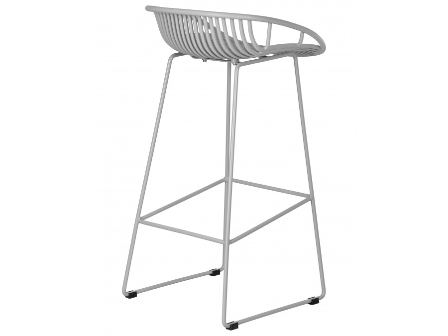 Стул барный DOBRIN FRANK, светло-серый