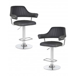 Набор 2 шт Стул барный DOBRIN CHARLY, серый