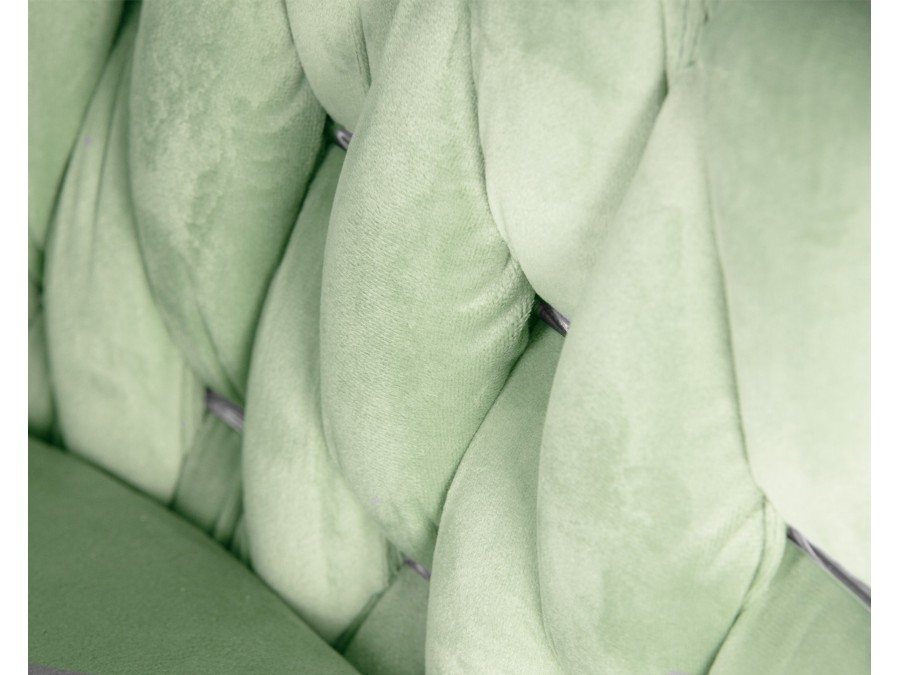 Стул барный DOBRIN MARCEL, пудрово-мятный велюр (MJ9-87)