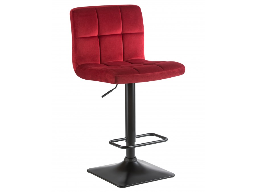 Набор 2 шт Стул барный DOBRIN DOMINIC, бордо велюр (MJ9-43)