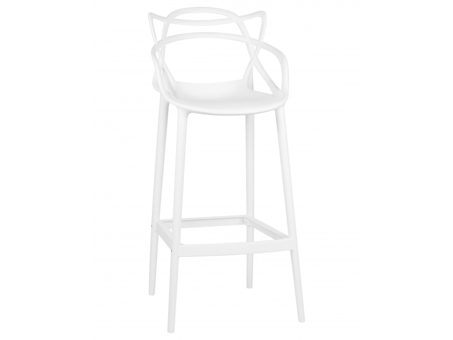 Стул барный DOBRIN MASTERS BAR, белый (W-02)