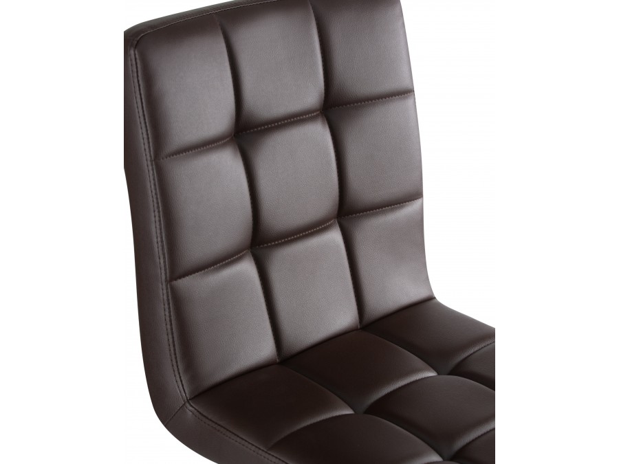 Стул барный DOBRIN KRUGER, коричневый