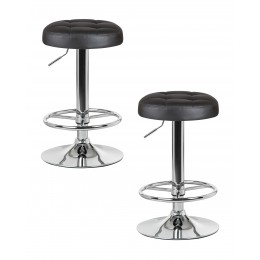 Набор 2 шт Табурет барный DOBRIN BRUNO, чёрный