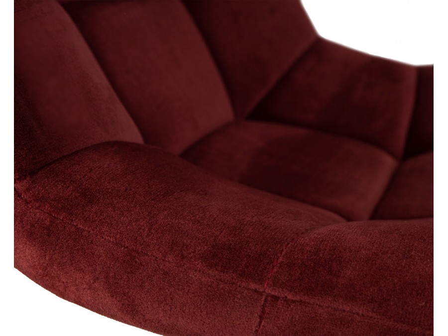 Стул барный DOBRIN TAILOR, винный велюр (MJ9-35)