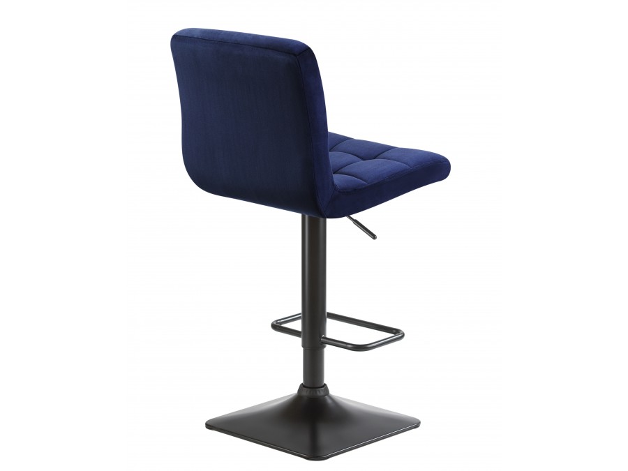 Стул барный DOBRIN DOMINIC, темно-синий велюр (MJ9-118)