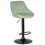 Стул барный DOBRIN LOGAN BLACK, мятный велюр (MJ9-87)