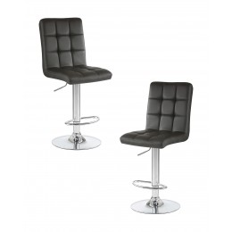 Набор 2 шт Стул барный DOBRIN KRUGER, чёрный