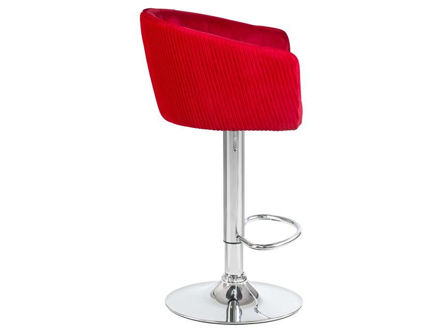 Стул барный DOBRIN DARCY, малиновый велюр (1922-14)