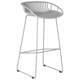 Стул барный DOBRIN FRANK, светло-серый