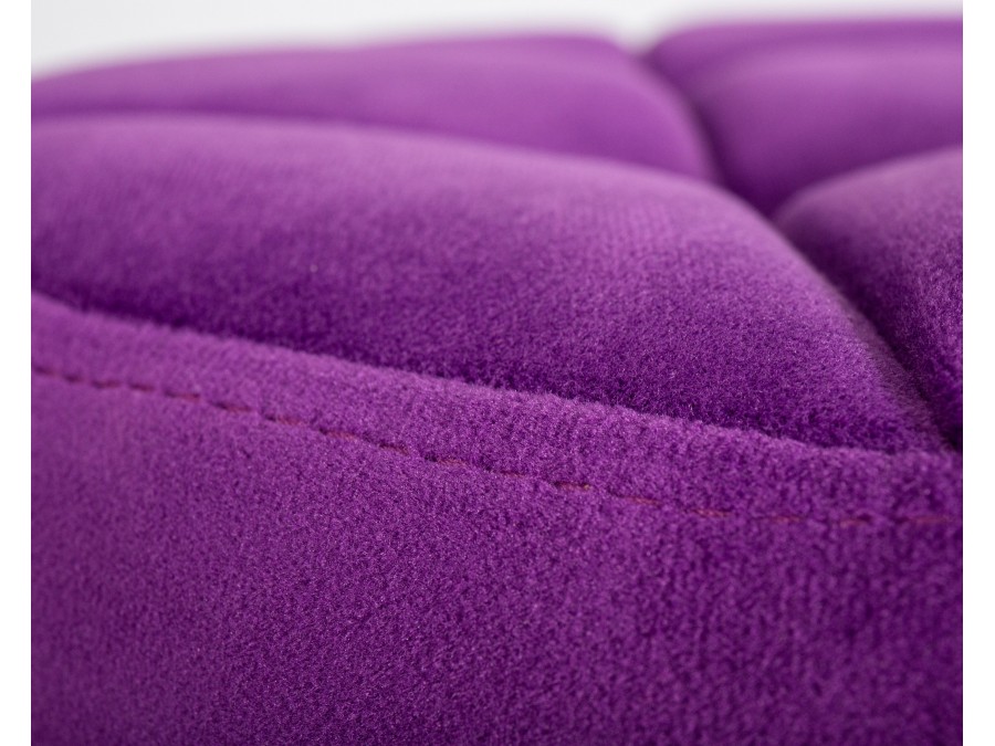 Табурет барный DOBRIN BRUNO BLACK, фиолет велюр (MJ9-58)