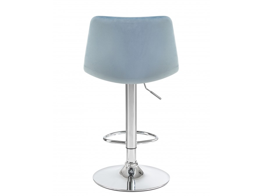 Стул барный DOBRIN TAILOR, пудрово-голубой велюр (MJ9-74)