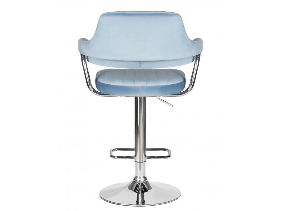 Стул барный DOBRIN CHARLY, пудрово-голубой велюр (MJ9-74)