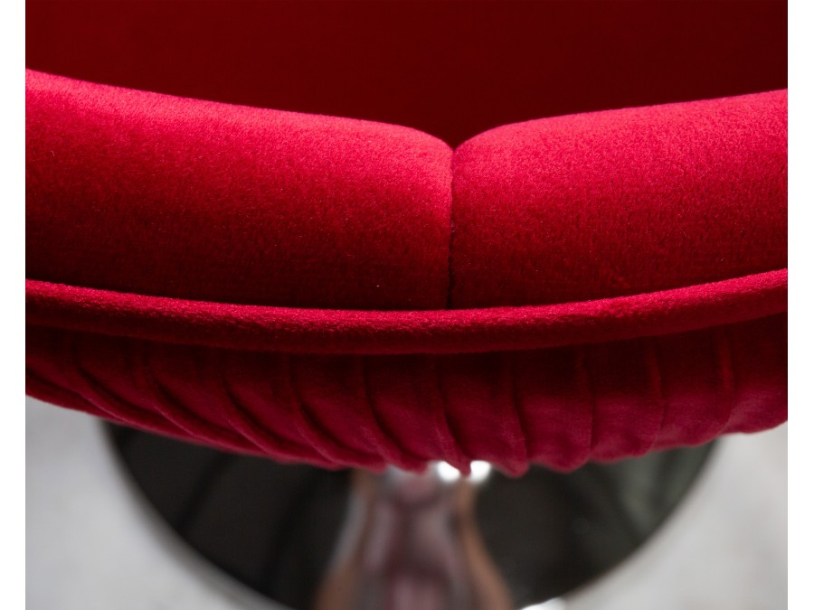 Стул барный DOBRIN DARCY, малиновый велюр (1922-14)