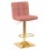 Стул барный DOBRIN GOLDIE, пудрово-розовый велюр (MJ9-32)