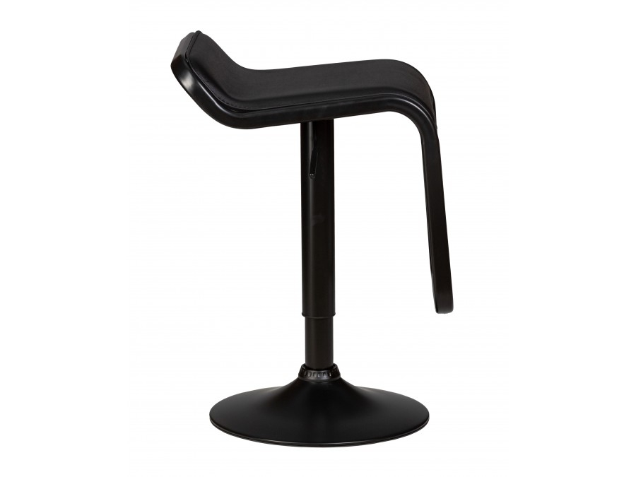 Стул барный DOBRIN CRACK BLACK, черный