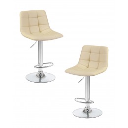 Набор 2 шт Стул барный DOBRIN TAILOR, кремовый